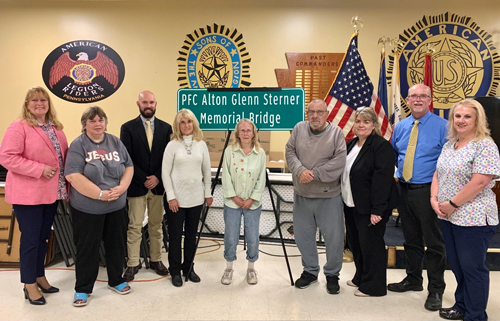 Metzgar Dedicates Casselman River Bridge to Honor PFC Alton Glenn Sterner